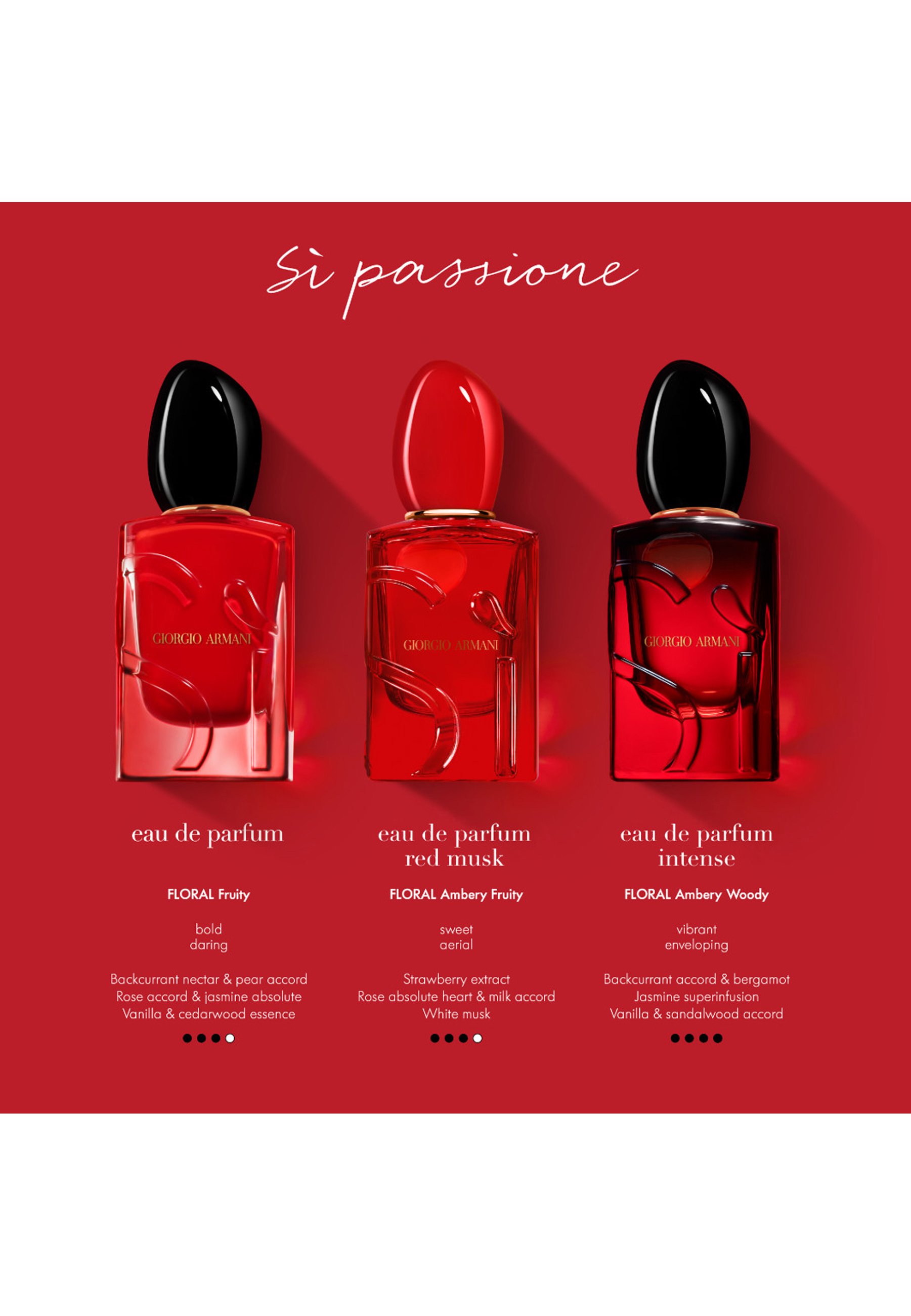 Armani Beauty SÌ PASSIONE RED MUSK - Eau de Parfum - Zalando.ch
