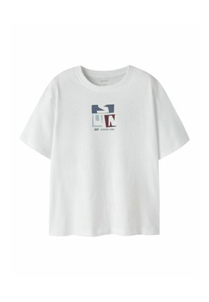 NKMFEMMIN BOX - Tričko s potlačou - bright white