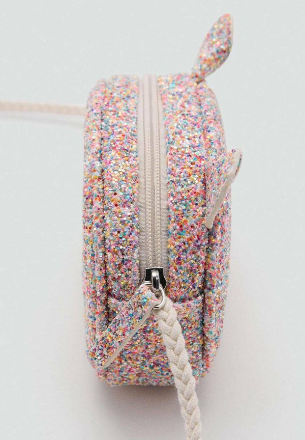 MET GLITTEROORTJES – Umhängetasche – roze