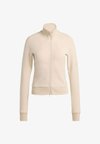 SOFT LUX SLIM TRACK TOP - Φούτερ με φερμουάρ - crystal linen