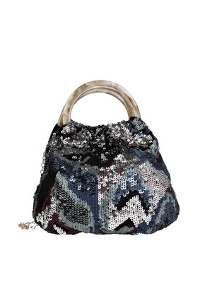 Pink Desert, BOLSO ESTAMPADO DE FIESTA CON ASAS - Bolso de mano - multicolor