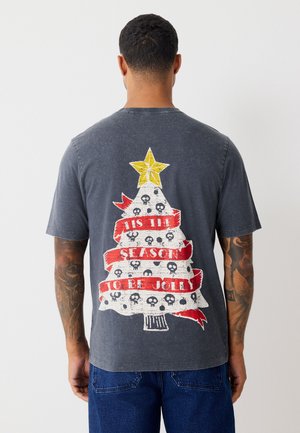 Next REGULAR FIT - CHRISTMAS - T-shirt print - charcoal grey