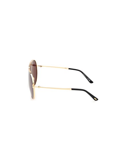 Tom Ford UNISEX - Aurinkolasit - gold smoke gray