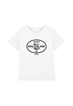 Harry Potter, HARRY POTTER HOGWARTS HOUSE PRIDE BADGE UNISEX - T-Shirt print - white