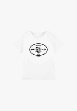 Harry Potter, HARRY POTTER HOGWARTS HOUSE PRIDE BADGE UNISEX - T-Shirt print - white