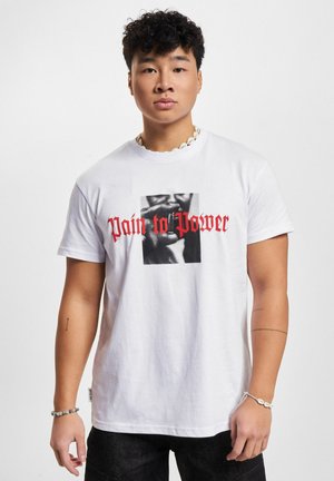 PAIN TO POWER  - Triko s potiskem - white