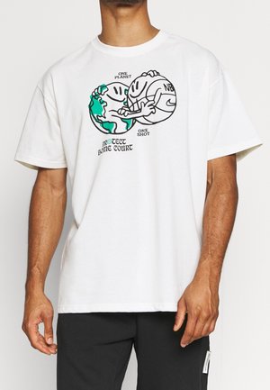 T-shirt print - white