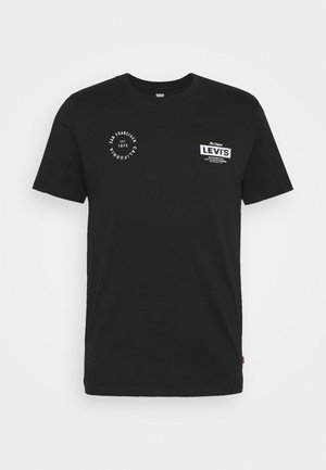 BOXTAB GRAPHIC TEE - T-shirt print - caviar