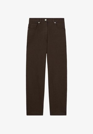 Reiss REGULAR FIT - SELIN MID-RISE - Jeans Straight Leg - chocolate