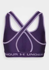 Under Armour CROSSBACK MID BRA - Sutiã desportivo de suporte médio - purple switch/club purple