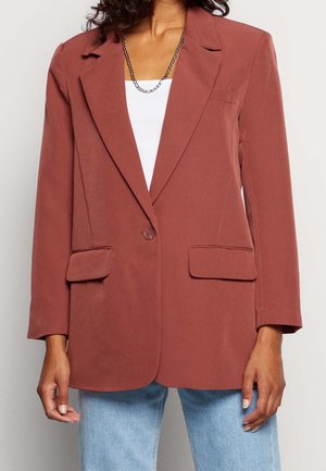 Halflange jas - bordeaux