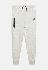 Nike Sportswear - TECH - Pantalones deportivos - light grey/heather/black Imagen en miniatura 1