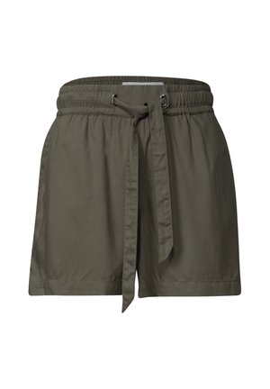 Street One Studio, MID WAIST SHORTS IM LOOSE FIT - Short - ashen olive