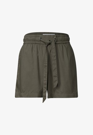 Street One Studio, MID WAIST SHORTS IM LOOSE FIT - Short - ashen olive