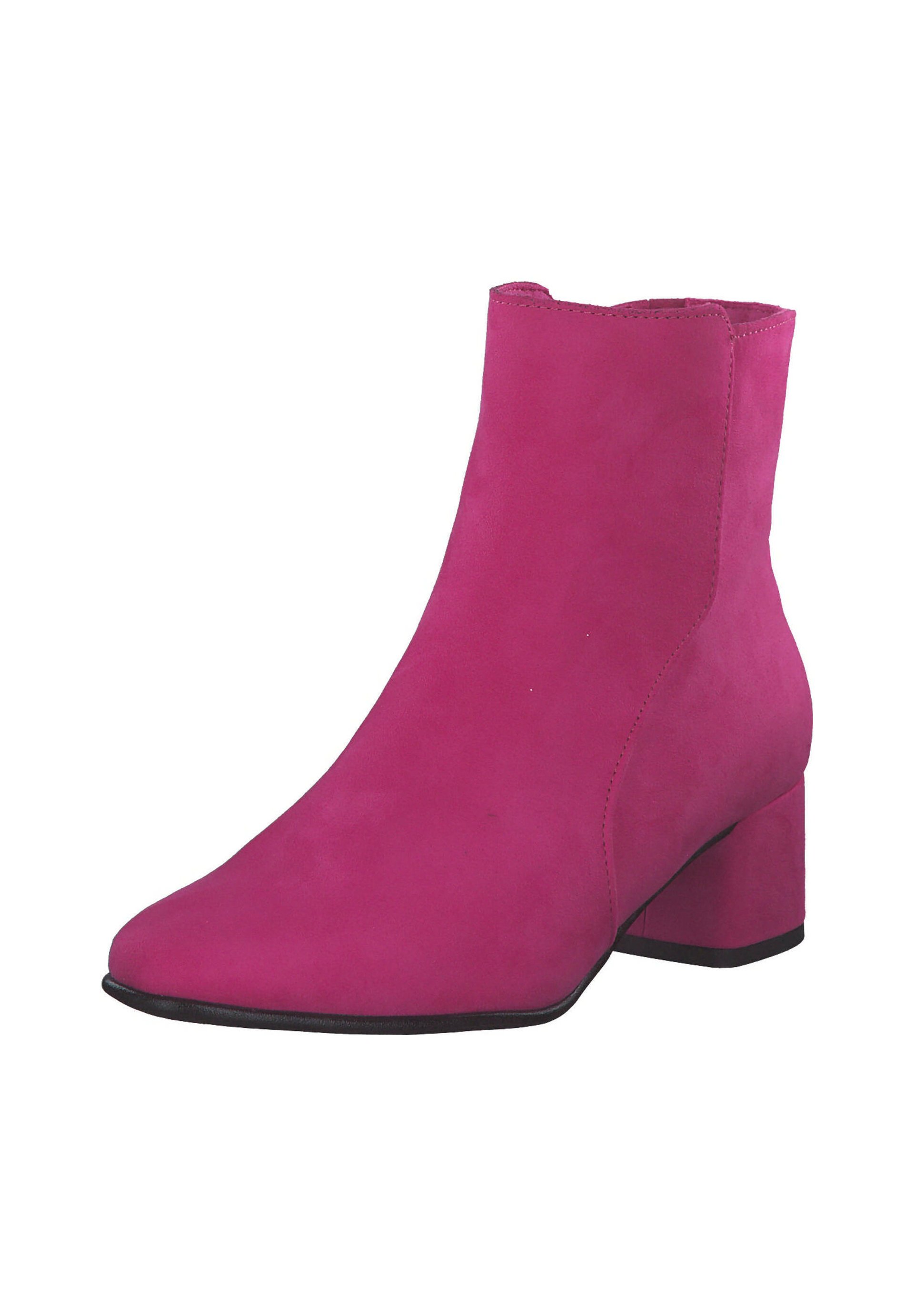 cerise pink ankle boots