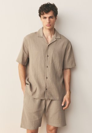 Next, CHEESE SHORT SLEEVE SET 2 PACK - Pyjama - green ecru