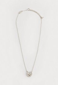 PENDANT - Necklace - platinum-coloured/white