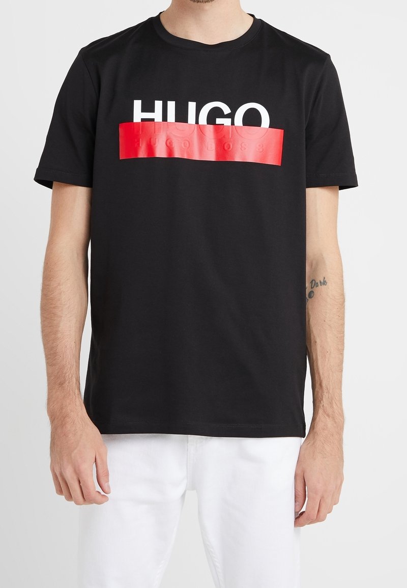 HUGO T-shirts print - black