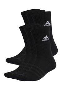CUSHIONED SPORTSWEAR CREW 6 PAIRS - Chaussettes de sport - black   white