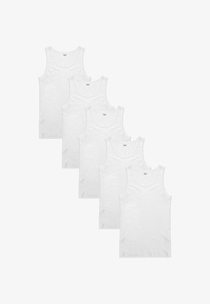 Maxte BASIC SLEEVELESS TANK 5 PACK - Caraco - white