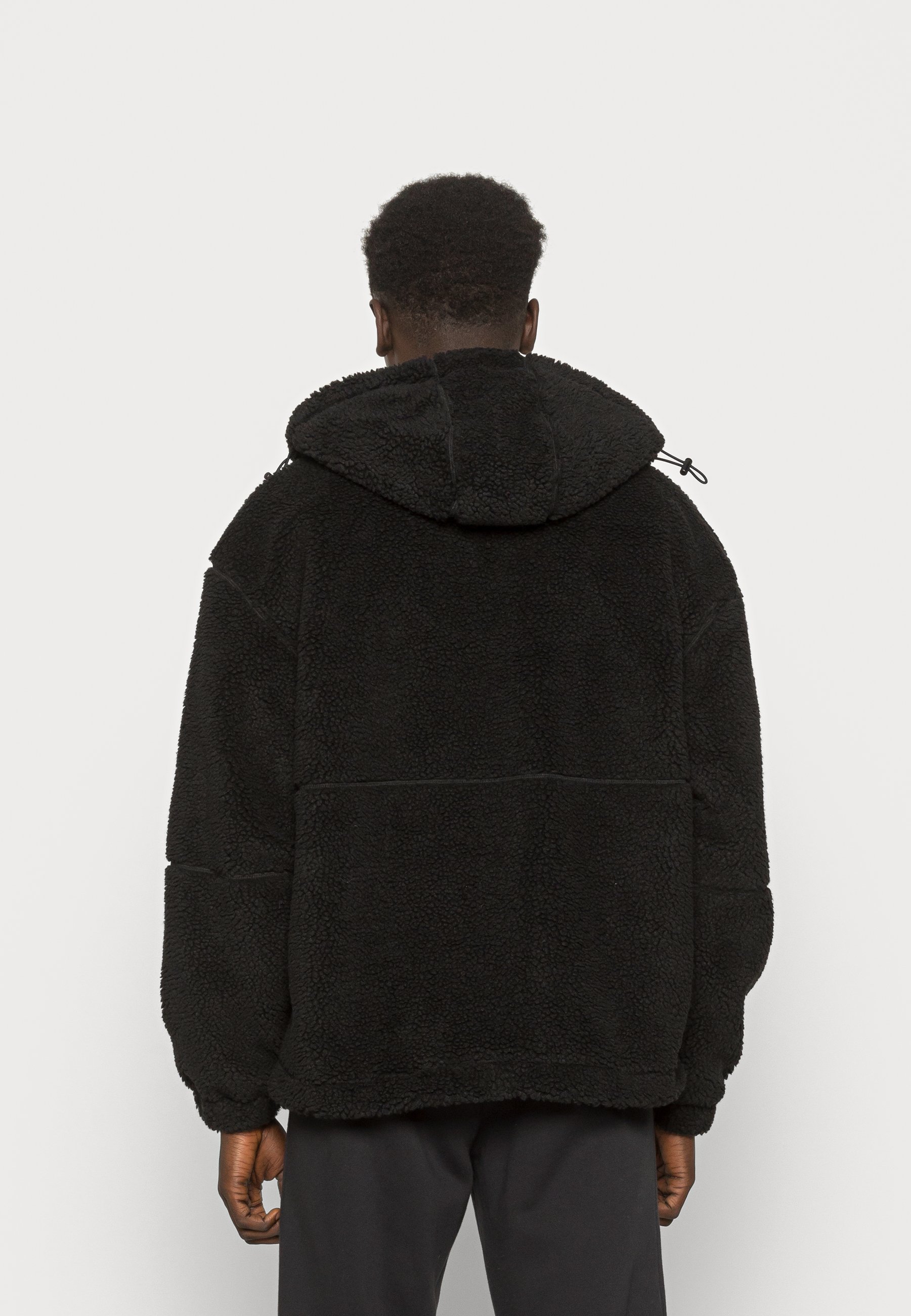 adidas originals adiplore polar fleece jacket in black