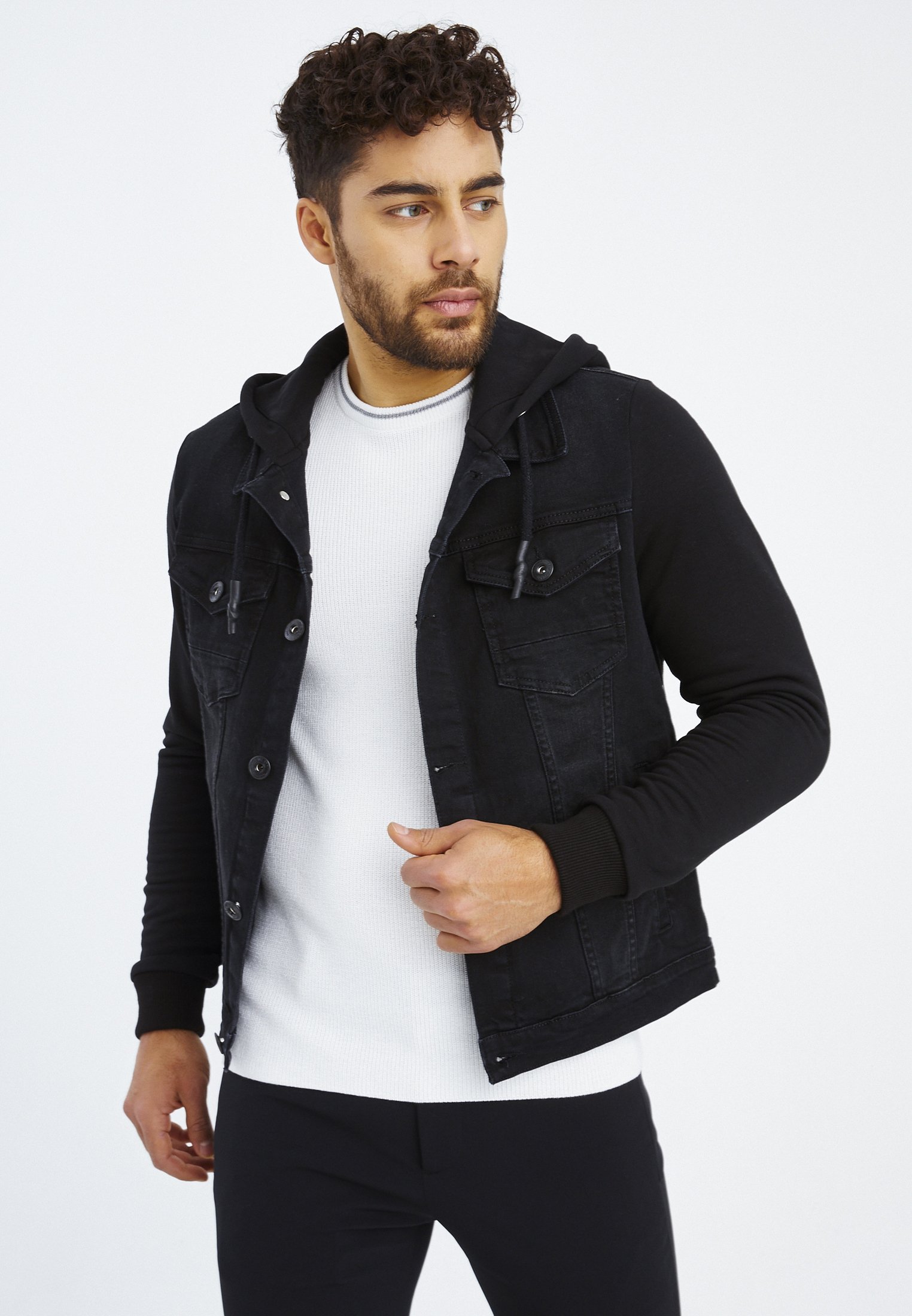 Leif Nelson Giacca di jeans - schwarz/nero - Zalando.it