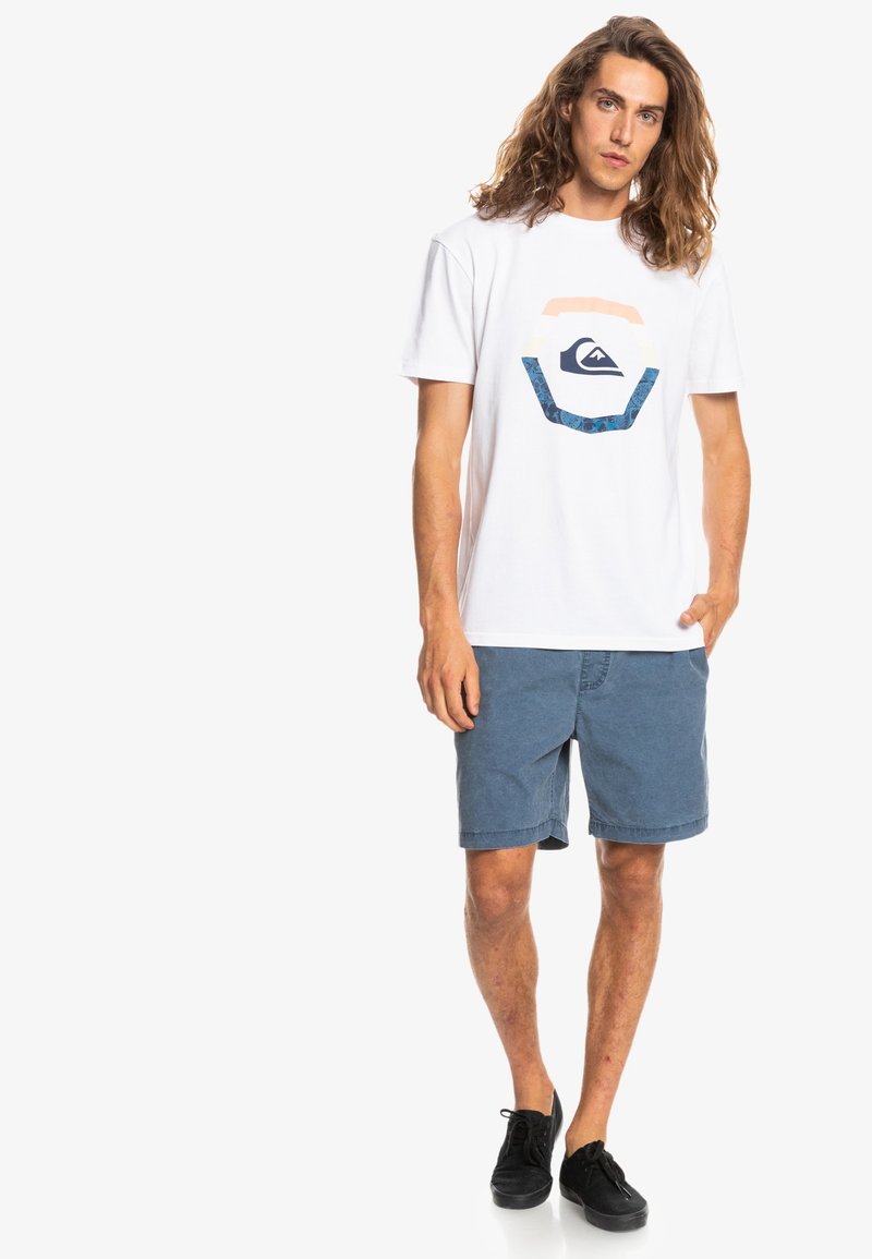 Quiksilver T-shirt print crème
