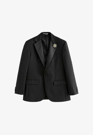 Next, REGULAR FIT - LOOSE FIT TUXEDO SUIT JACKET . - Veste de costume - black