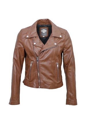 Lee Cooper BOE - Lederjacke - cognac