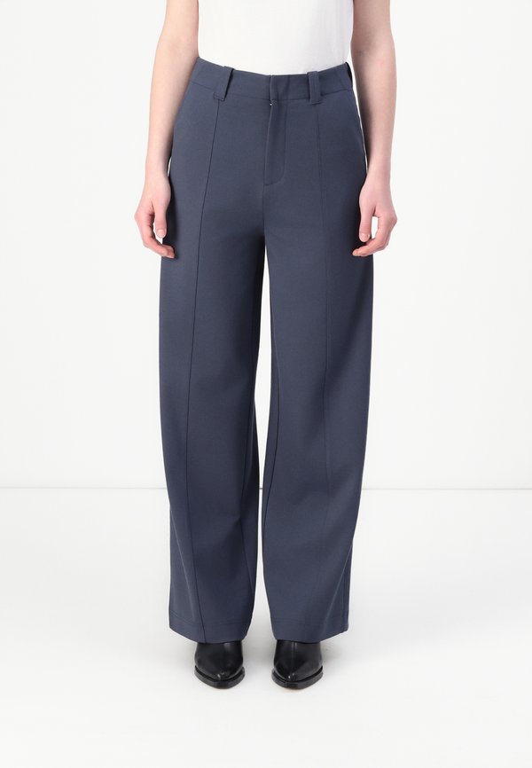 MILANO STRAIGHT PANTS - Trousers - india ink
