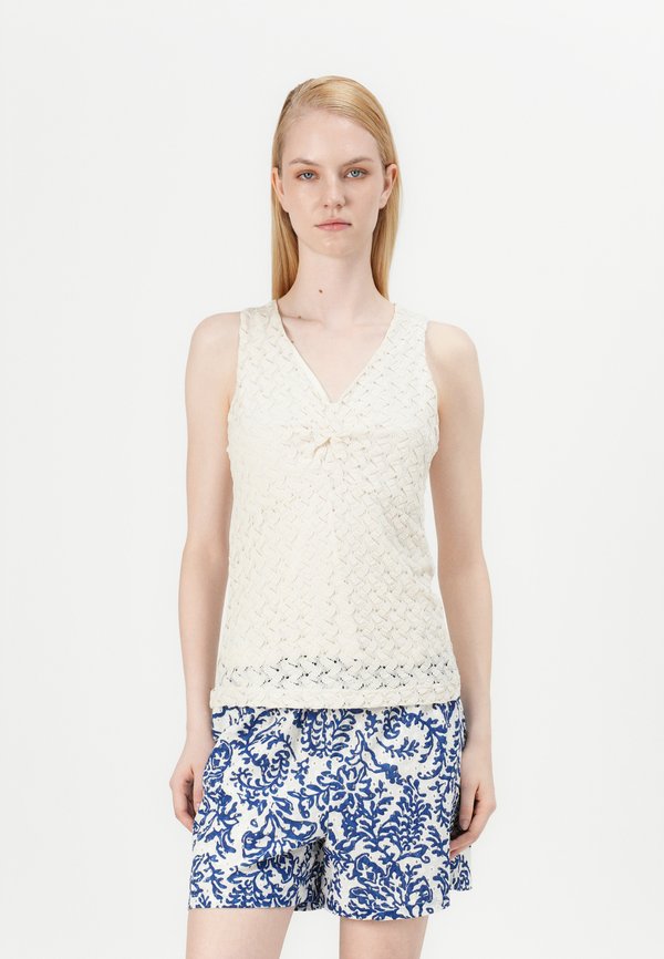 VISOLIRA V NECK - Top - birch