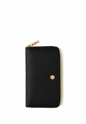 Borbonese LARGE ZIP-AROUND WALLET - Portefeuille - black