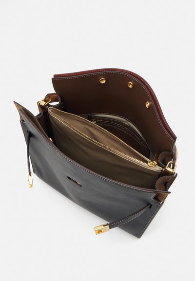 Tory Burch LEE RADZIWILL DOUBLE BAG - Bolso de mano - black