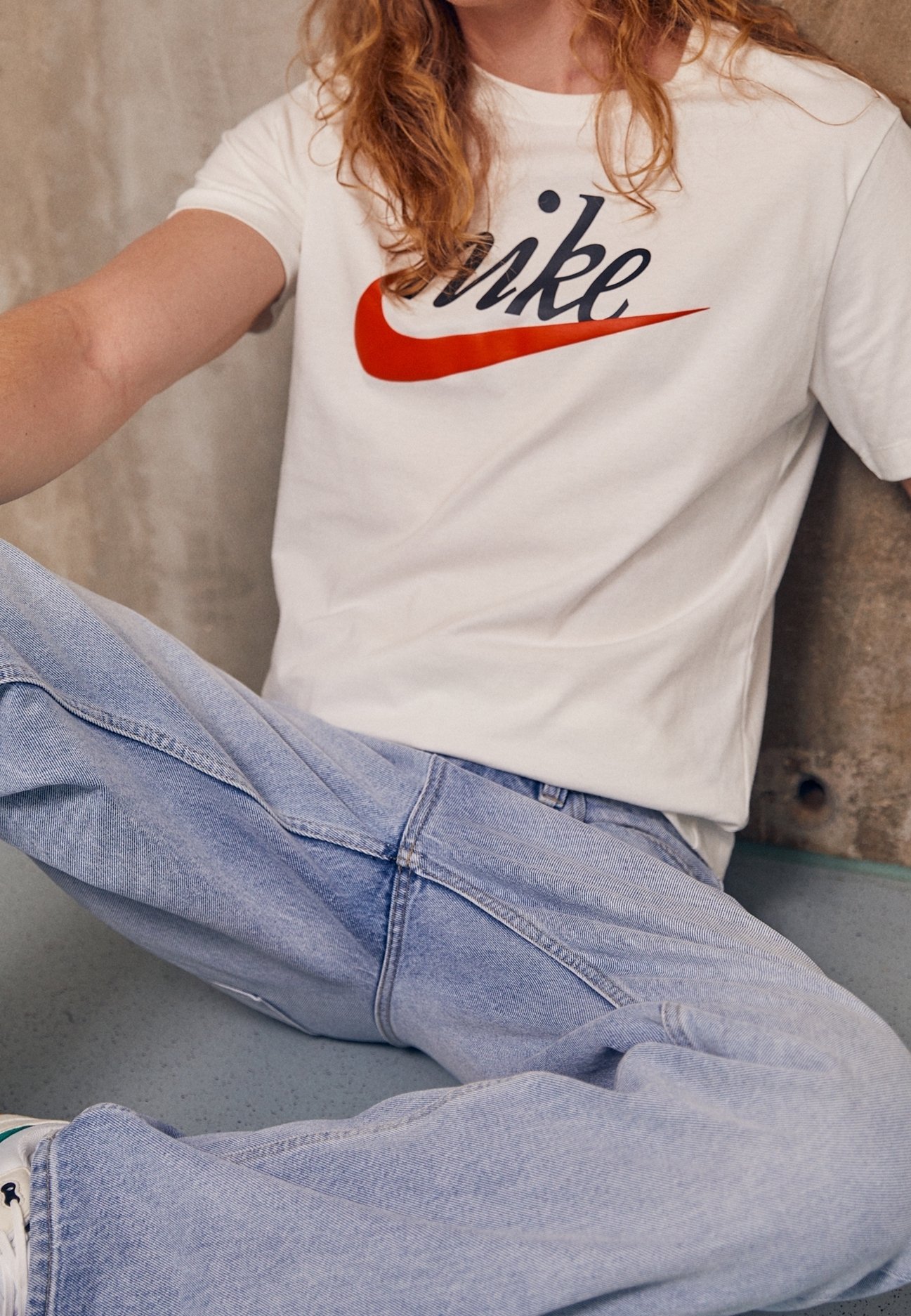 nike boyfriend t shirt white