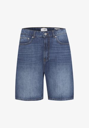 Solid, SDBRAYSON STRAIGHT FIT - Lühikesed teksad - middle blue denim