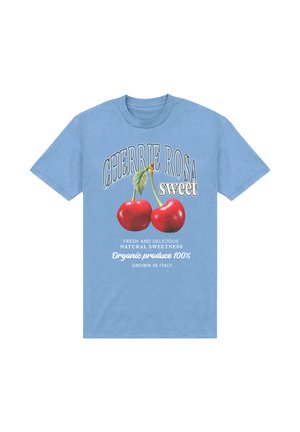APOH LONDON CHERRY - T-Shirt print - sky blue