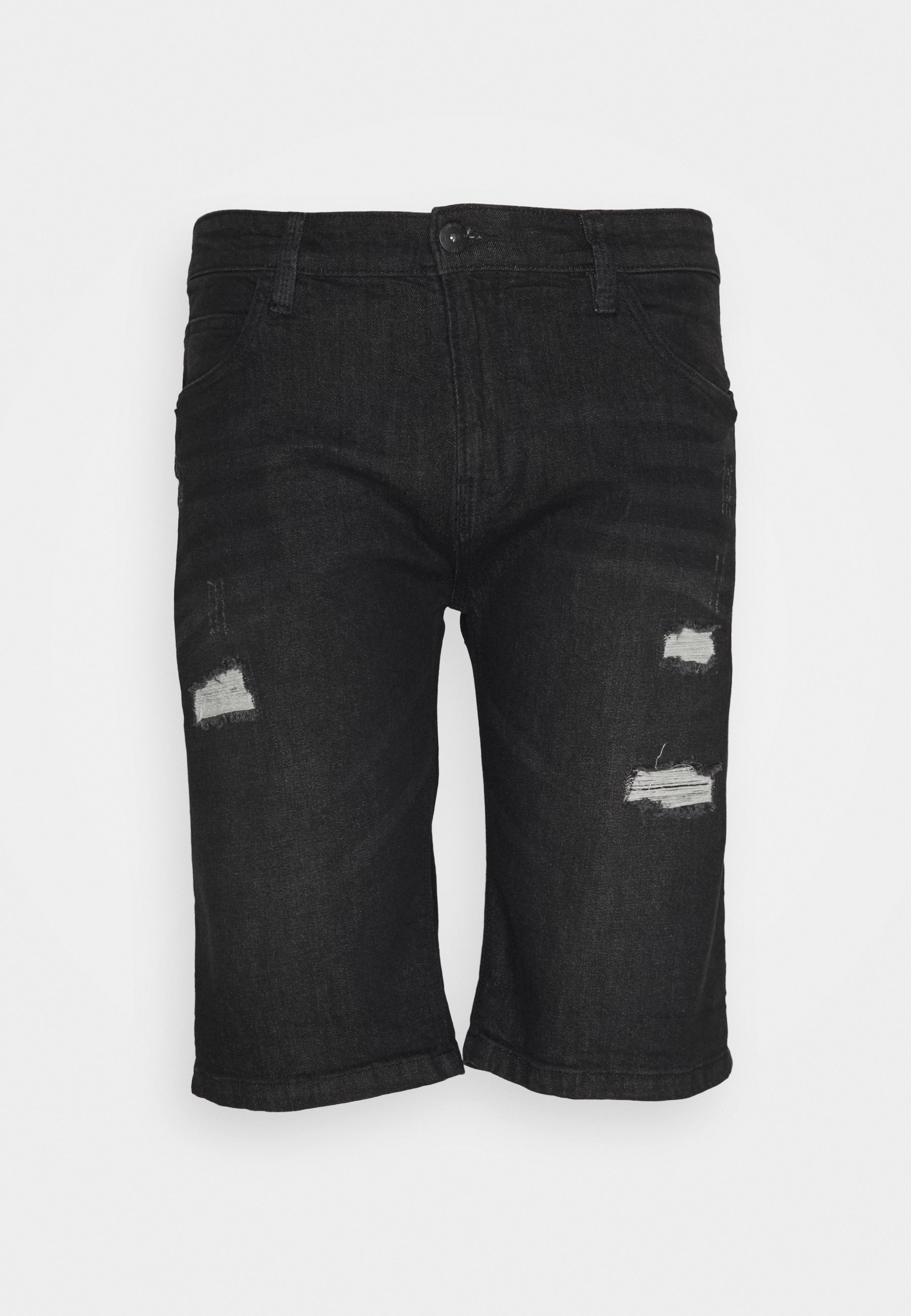 Indicode Jeans Kaden Holes Denim Shorts Schwarz Black Zalando Ie