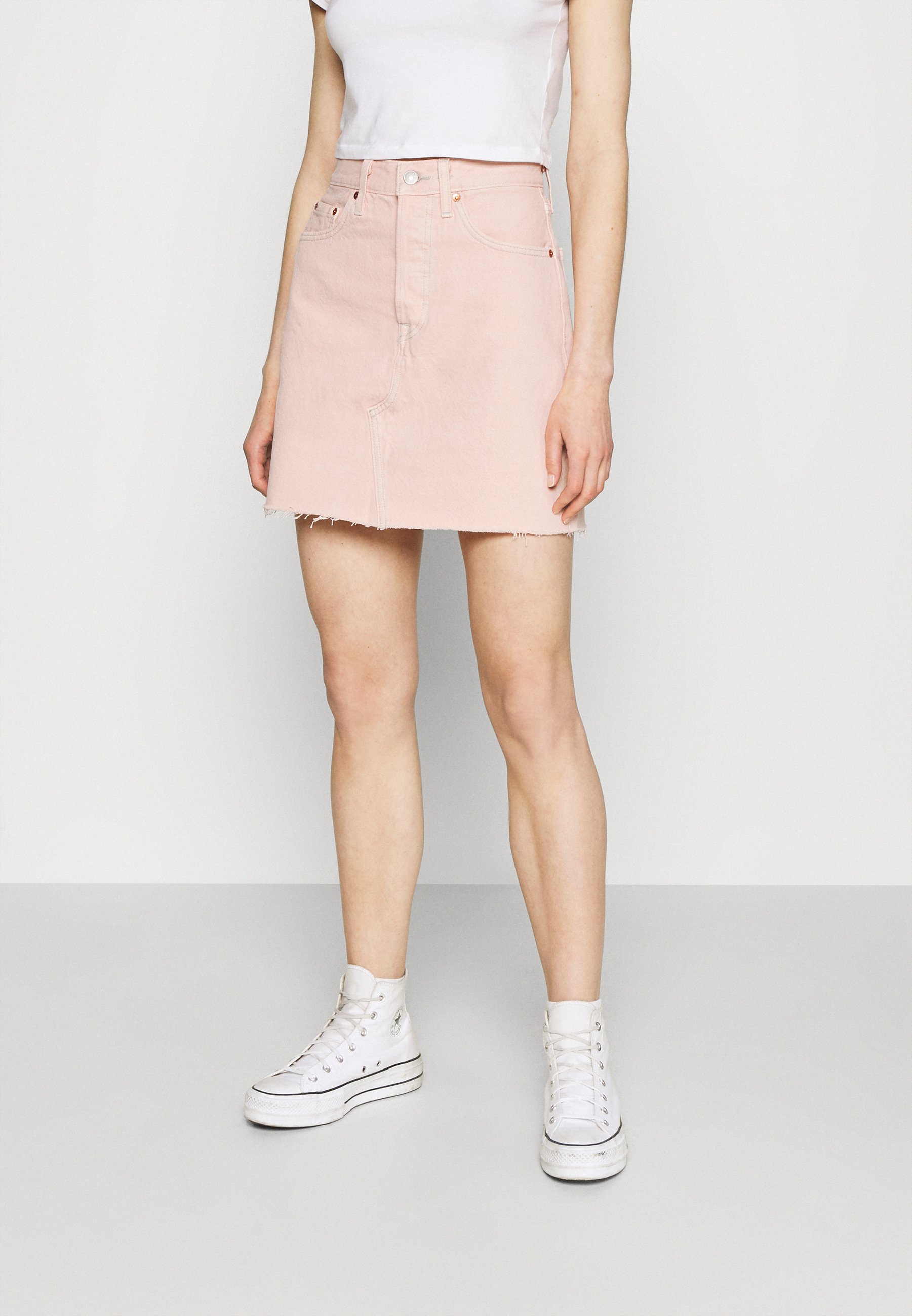 Levi's® DECON ICONIC SKIRT - Minijupe - tender pink/denim coloré