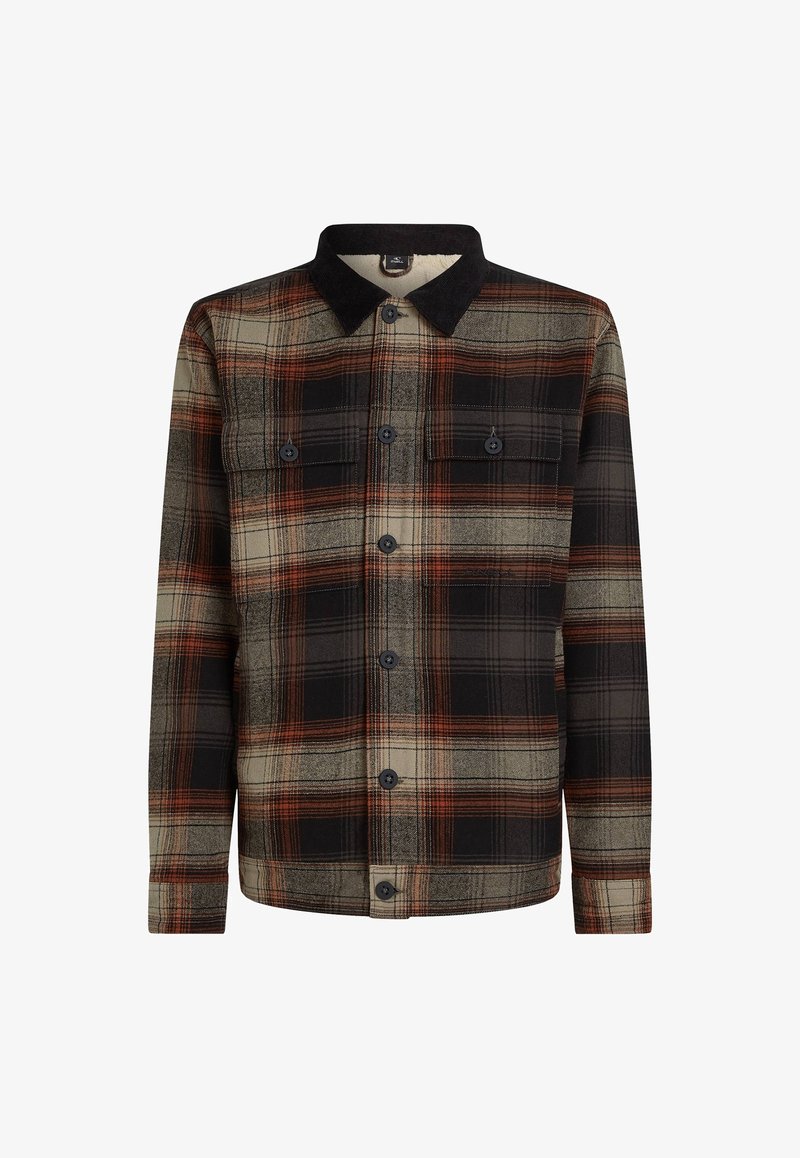 O'Neill Tunn jacka - grey check small/grå - Zalando.se