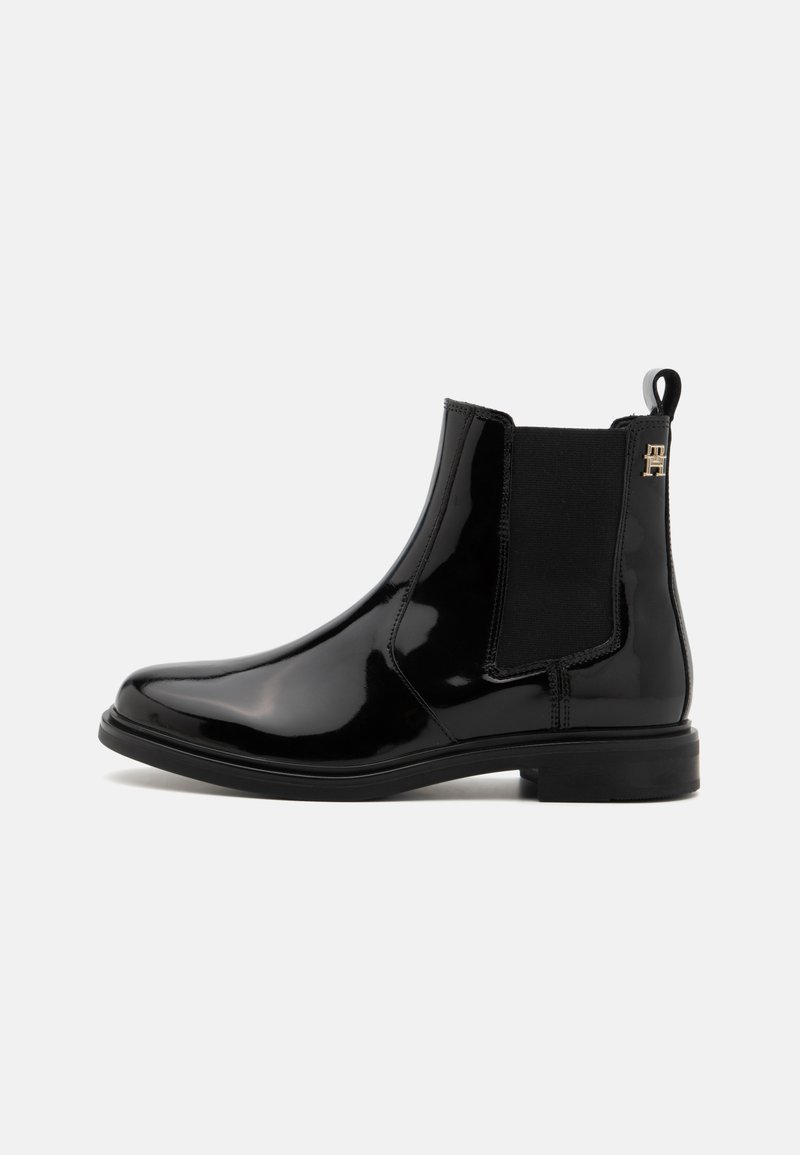Tommy Hilfiger CHELSEA ABRASIVATO - Botas clássicas de cano curto - black