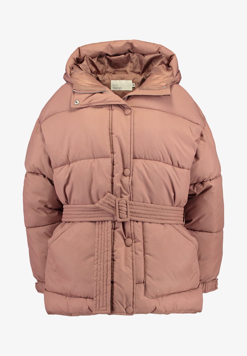 BELTED PUFFER JACKET Vinterjacka brown BELTED PUFFER JACKET Vinterjacka brown