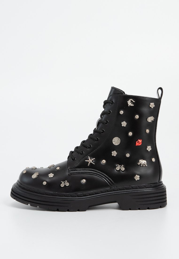 CAFèNOIR Veterboots zwart CAFèNOIR Veterboots zwart