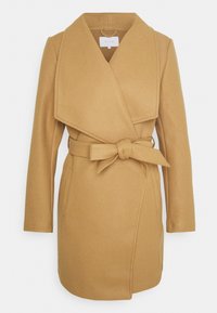 Vicooley Collar Belt Coat Winetasting