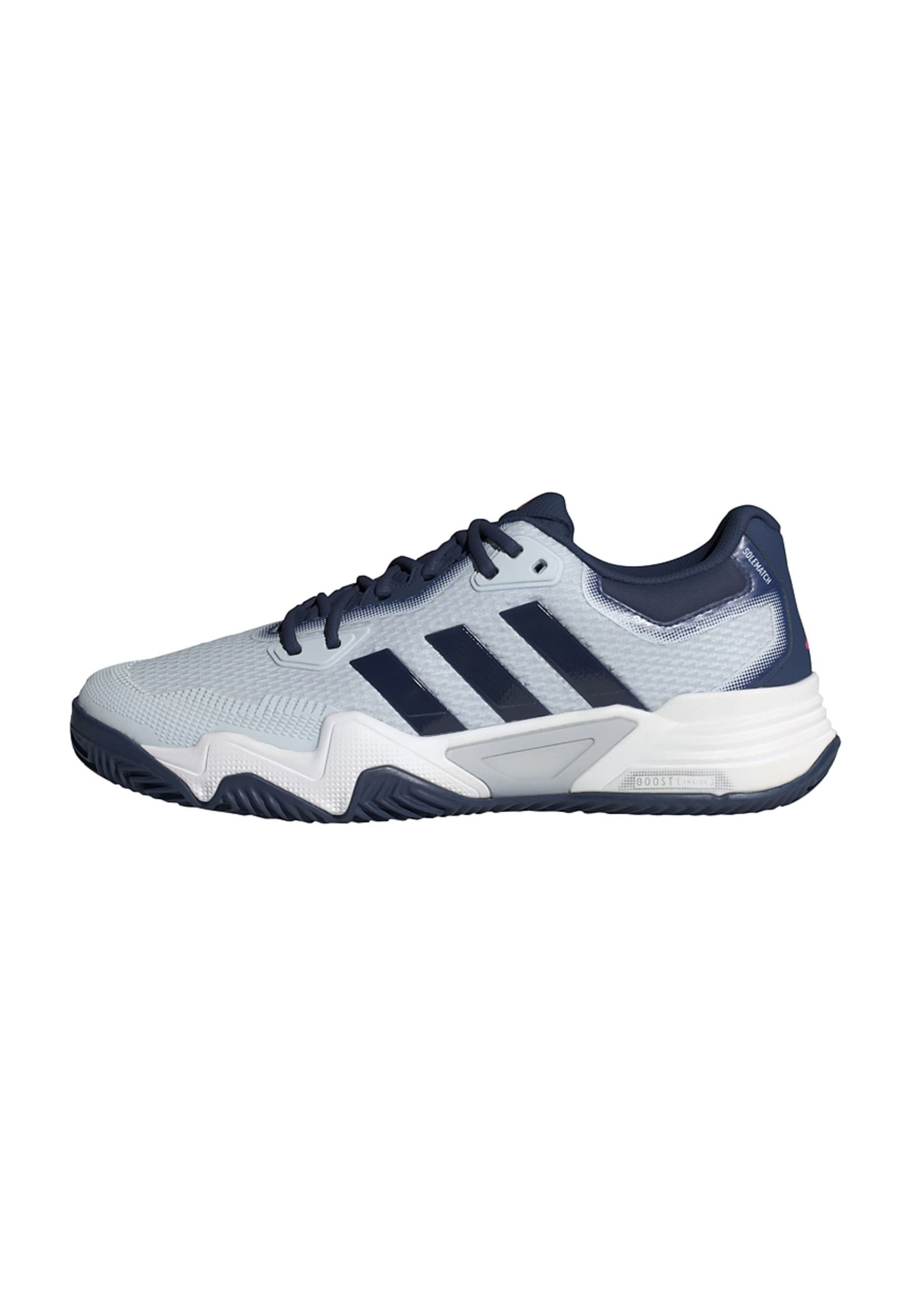 adidas Performance SOLEMATCH CONTROL 2 CLAY - Clay court tennis shoes -  halo blue dark blue cloud white/light blue - Zalando
