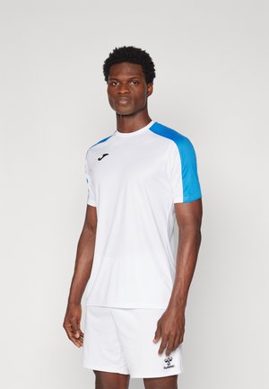 ACADEMY - Sportiniai marškinėliai trumpomis rankovėmis - white/royal