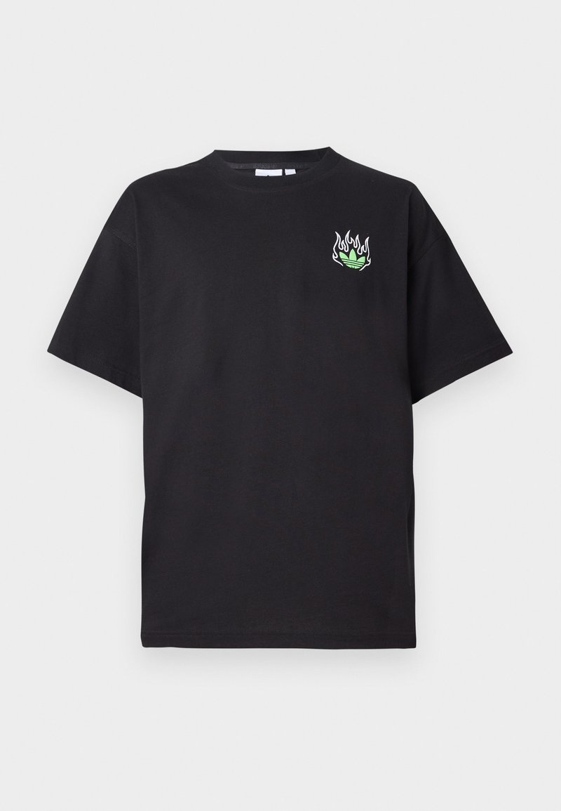 adidas Originals T-shirt print zwart adidas Originals T-shirt print zwart