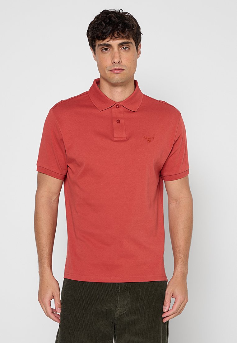 Barbour International Poloshirt rood