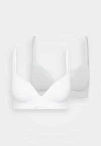 2 PACK - Soutien de t-shirt - white/grey