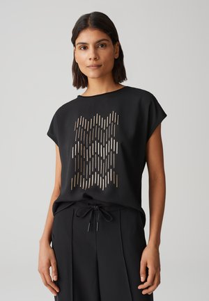 SETRO PRINT - T-shirt print - black