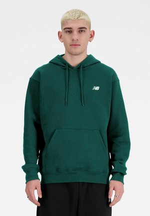 New Balance ESSENTIALS FRENCH - Felpa con cappuccio - nightwatch green